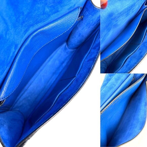 Christian Dior CD J'ADIOR Blue Flap Leather Shoulder Bag - Picture 3 of 16